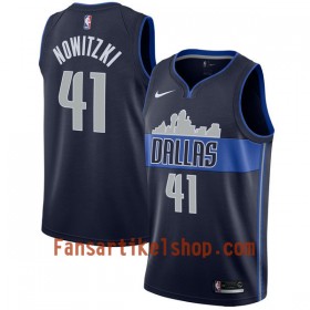 NBA Dallas Mavericks Trikot Dirk Nowitzki 41 Nike 2017-18 marineblau Swingman - Herren